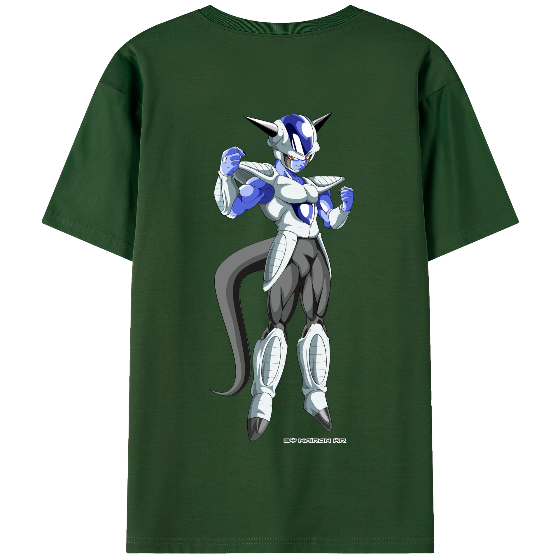 （画像用） ドラゴンボール フリーザ DRAGON BALL Frieza 綿100％半袖Tシャツ（背面プリント）